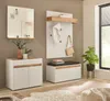 Garderobe Set 5-teilig "Center" in weiß und Wotan Eiche Produktbild-Vorschau 8