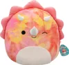 A plush toy dinosaur with a tie-dye pattern. Produktbild-Vorschau