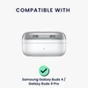 kwmobile Silikon Case für Samsung Galaxy Buds 4 / Galaxy Produktbild-Vorschau 2