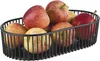 APS All-Rounder Korb oval, Metall, schwarz Anteprima dell’immagine prodotto 3