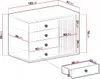 Cali C-5 Kommode - Beistellschrank, TV Schrank, Schubladen, Produktbild-Vorschau 13