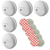5 rilevatori di fumo da 85 dB, con batterie da 9 V e Anteprima dell’immagine prodotto 1