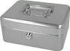 Geldkassette abschließbar (20 cm) Silber, 2 Schlüssel, Produktbild-Vorschau 1