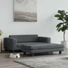 vidaXL Pelech pre psov s nadstavcom Tmavo šedý 100x50x30 cm Náhľad obrázku produktu 2