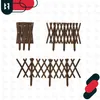 KOTARBAU® Ausziehbarer Gartenzaun aus Holz 127 x 40 cm Produktbild-Vorschau 5
