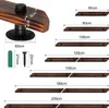 Poręcz bukowa Jayseuw 180 cm z 2 wspornikami i różnymi Podgląd zdjęcia produktu 2