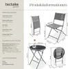 TecTake 403588, Šedá, 2 sedadlo/sedadel, Dospělí a děti, Náhled obrázku produktu 13