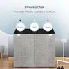 Zonovi Wasmand – Drie Vakken Met Deksel – 3 in 1 Wasmand - Productafbeelding-voorbeeld 3