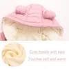 Baby Winter Overall mit Kapuze, Strampler Schneeanzug Produktbild-Vorschau 3