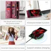 A collage of images showcasing a phone case with various features. Produktbild-Vorschau