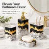 Set di accessori da bagno composto da 4 pezzi – nero e Anteprima dell’immagine prodotto 2