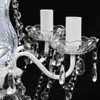 vidaXL Kronleuchter 5-flammig Transparent Produktbild-Vorschau 5