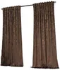 Vorhang Samt Damast HxB 245x140 cm Taupe Gold »MILANO STAR« Produktbild-Vorschau 3