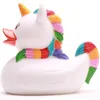 Badeente Einhorn weiss Vinyl 9 cm Produktbild-Vorschau 4