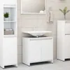 Armoire de salle de bain Blanc 60x33x61 cm Bois composite Voir les images du produit 19