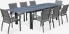 sweeek - Ausziehbarer Tisch 200/300 cm, 8 Sitze - Anthrazit Produktbild-Vorschau 1
