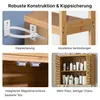 MinteLiv Waschmaschinenschrank Bambus - Platzsparendes Produktbild-Vorschau 4