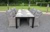 Dining-Gartenstuhl Dublin | Mystic Grau | Rattan | 2er Set Produktbild-Vorschau 5