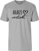 Huuraa Herren T-Shirt Ahaus verliebt M Sport Grey Bio Produktbild-Vorschau 2