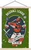 MuchoWow® Textilposter Baseball - Schläger - Vintage Produktbild-Vorschau 1