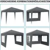 Altana Toboli 3 x 3 m w kolorze szarym z ochroną UV 50+, Podgląd zdjęcia produktu 16