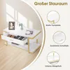Couchtisch Gold, Beistelltisch mit Schublade, Sofatisch mit Produktbild-Vorschau 5