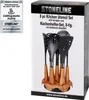 The image shows the packaging of a kitchen utensil set. Anteprima dell’immagine prodotto