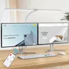 24W Schreibtischlampe Led Klemmbar, 80CM Weiß Monitor Lampe Produktbild-Vorschau 2