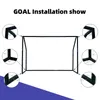 ZERRO Fussballtor Outdoor Fußballtor  für Erwachsene und Produktbild-Vorschau 6