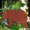 Gartendekoration Bär Aus Cortenstahl, Patiniert, Grosse Produktbild-Vorschau 3