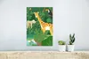 MuchoWow® Poster Dschungel - Giraffe - Tukan - Faultier Produktbild-Vorschau 5