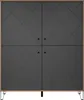 trendteam Montez Highboard Eiche Nachbildung/Graphit, B/H/T Produktbild-Vorschau 2