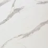 Stehtisch 60 x 60 cm – rundes Modell aus weißem Marmor Produktbild-Vorschau 2