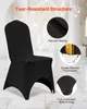 VEVOR 50 pcs Housses de chaises en polyester et Élasthanne Voir les images du produit 6