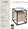 TecTake 404687, Boční/koncový kávový stolek, Dřevo Náhled obrázku produktu 11