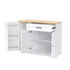 Merax Sideboard Kommode, mit 3 Türen, 1 Schublade, Modernes Produktbild-Vorschau 11