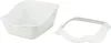 TRIXIE Katzentoilette Cleany Cat, mit Rand - weiß - 45 × 29 Produktbild-Vorschau 3
