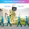 ZOSI C296 5MP 3K WLAN Überwachungskamera Aussen mit Plug-in Produktbild-Vorschau 3