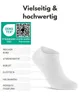 Sneaker Socken Herren Damen Baumwolle - 70102T Weiß 39-42 Produktbild-Vorschau 3