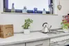 Knopfmosaik LOOP Rundmosaik weiß matt Wand Küche Dusche BAD Produktbild-Vorschau 5