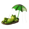 Solarbetriebene Frosch-Gartendekoration, beleuchtete Produktbild-Vorschau 1