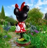 Minnie Mouse Gartenfigur Wetterfeste Disney Dekoration für Produktbild-Vorschau 4