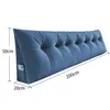 Rückenkissen Bett 180cm,Samt Rückenlehne Kissen,Keilkissen Produktbild-Vorschau 5