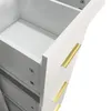 Aga Toaletka z lustrem i oświetleniem Matowa biała Podgląd zdjęcia produktu 2