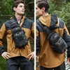Wanderrucksack Herren Brusttasche Kleine Sling Bag fš¹r Produktbild-Vorschau 13