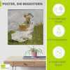 ARTland Poster Lesende Frau im Grünen. 1906 Größe: 40x40 cm Produktbild-Vorschau 2