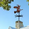 Hexen-Wetterfahne, Halloween, fliegende Hexe, Wetterfahne Produktbild-Vorschau 9