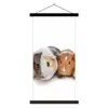 MuchoWow® Textilposter Fünf Meerschweinchen 60x120 cm mit Produktbild-Vorschau 1