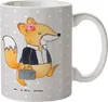 Mr. & Mrs. Panda Kaffeebecher Anwältin Herz - Grau Pastell Produktbild-Vorschau 1