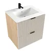 WENA Waschtischunterschrank 60 cm mit Waschbecken, Produktbild-Vorschau 3